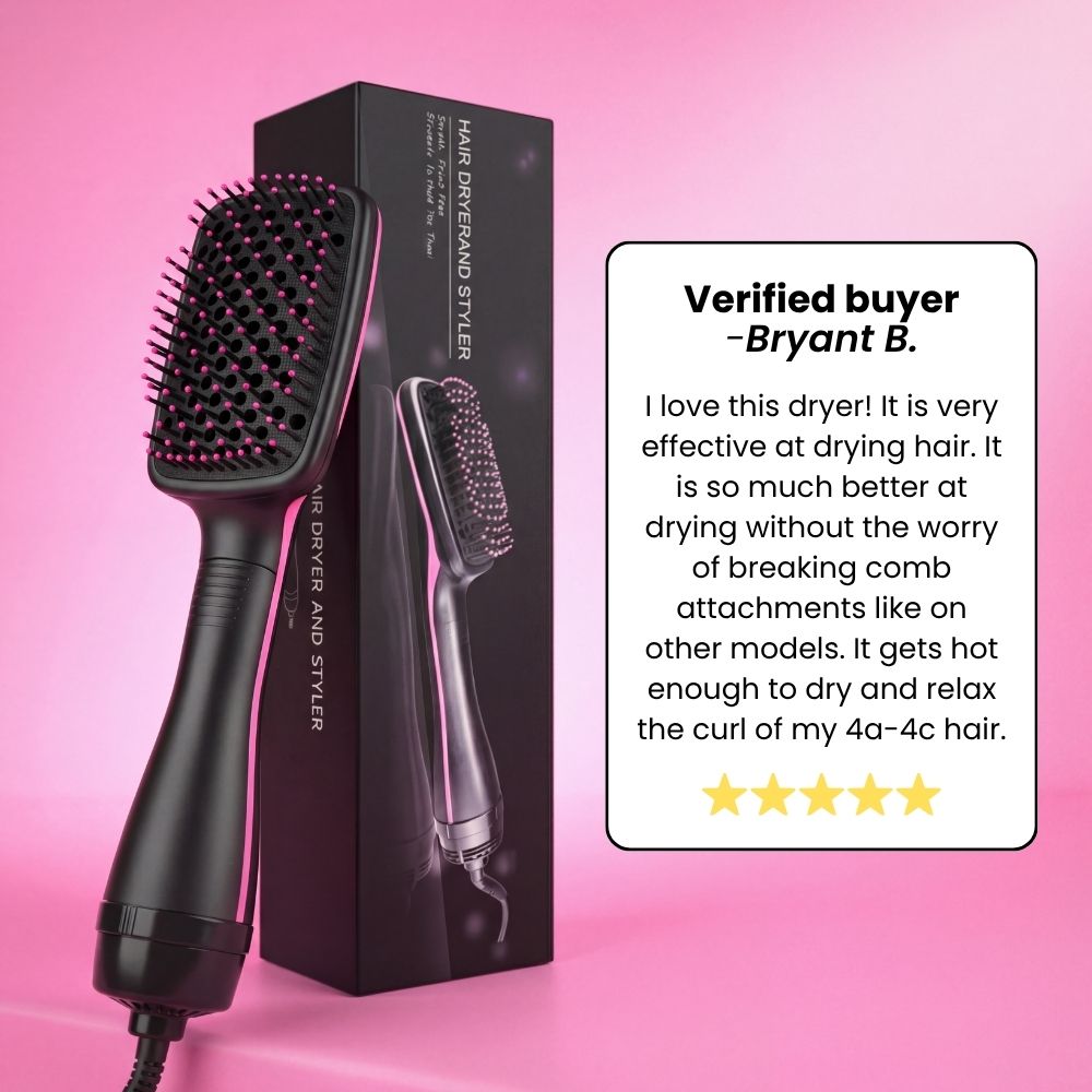 2 in 1 blow dryer brush