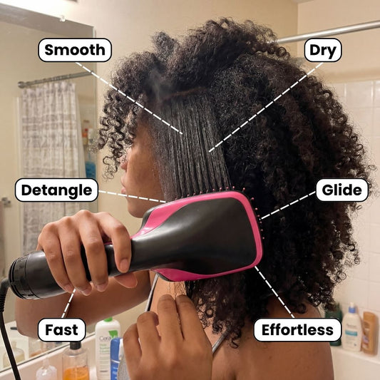 2 in 1 blow dryer brush